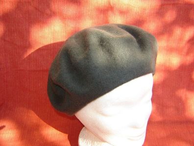 Baskenmütze Damenmütze klassische Baske weiche Wolle Walk Farbe graphit p