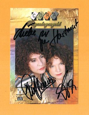 Cora (deutsches Popduo ) - persönlich signiert