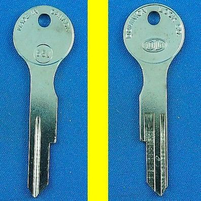 DL Schlüsselrohling 65J für Neiman H / 111, H-Mitte, Z-vorne / Motorräder