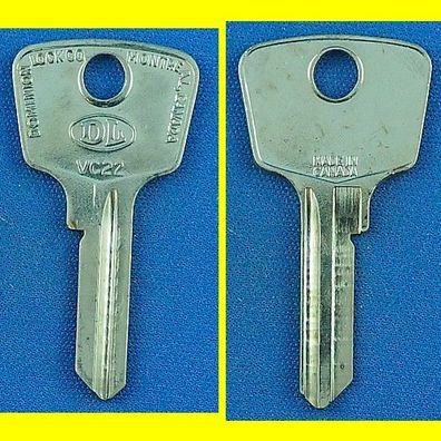 DL Schlüsselrohling VC22 für verschiedene Vachette
