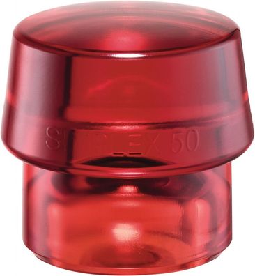 Schonhammerkopf Simplex Kopf-Ø 50mm Plastik rot hart HALDER