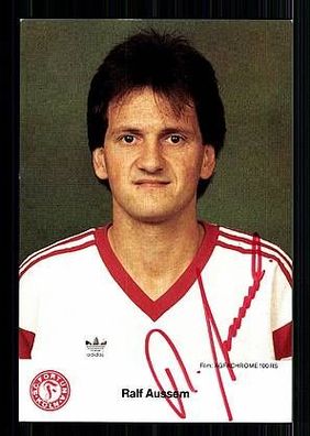 Ralf Aussem Fortuna Köln 1986-87 Autogrammkarte + A49572