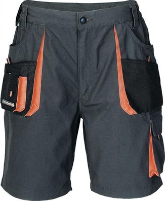 Herrenshorts Gr.52 dunkelgrau/ schwarz/ orange Terratrend