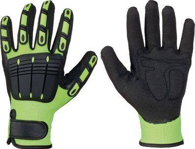Handschuhe Resistant Gr.9 leuchtend gelb/ schwarz EN 388 PSA II ELYSEE