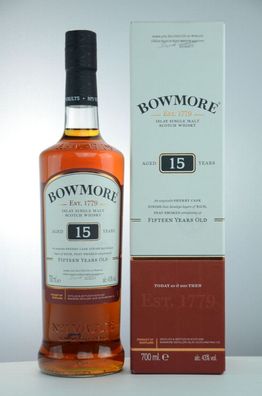 Bowmore 15 Jahre 0,7 ltr.