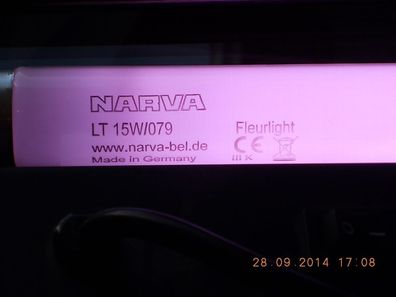NARVA LT 15W/079 Fleurlight Made in Germany früher LS 15 lumoflor 81 Lumofluor 15w 79