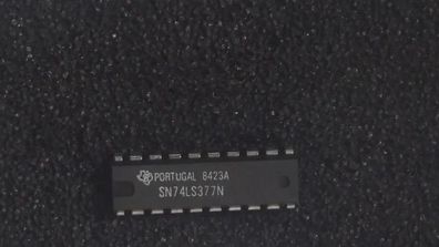 1 x IC Texas Instruments SN74LS377N, D - type Flip-Flop with clock, NOS