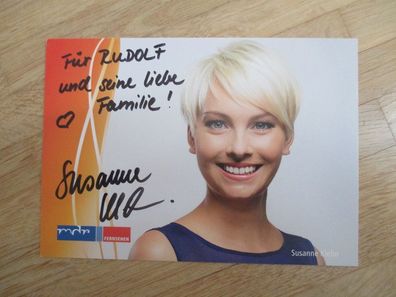 MDR Fernsehmoderatorin Susanne Klehn - handsigniertes Autogramm!!!