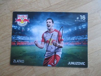 Red Bull Salzburg Zlatko Junuzovic - handsigniertes Autogramm!!!