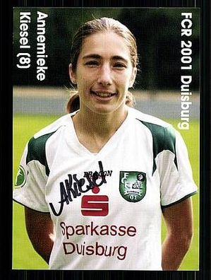 Annemieke Kiesel FCR Duisburg Autogrammkarte Original Signiert + A50650