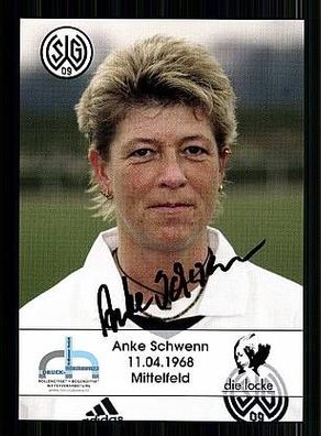 Anke Schwenn SG Wattenscheid 09 Autogrammkarte Original Signiert + A50695