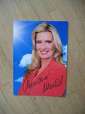 Wetterfee Claudia Kleinert - handsigniertes Autogramm!!!