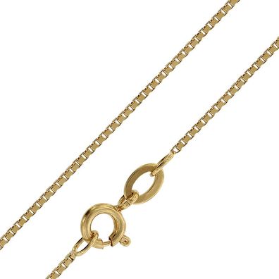trendor Schmuck Halskette für Anhänger Goldplattiert Venezianer 0,9 mm 08429