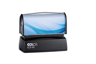 COLOP Stempel EOS 40/2 Zweifarbig FLASH Stempel mit individueller Stempelplatte/ Logo