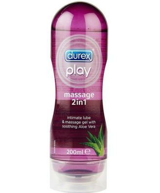Durex Play 2 in 1 mit Aloe Vera Massage-Gel und Gleitgel 200ml