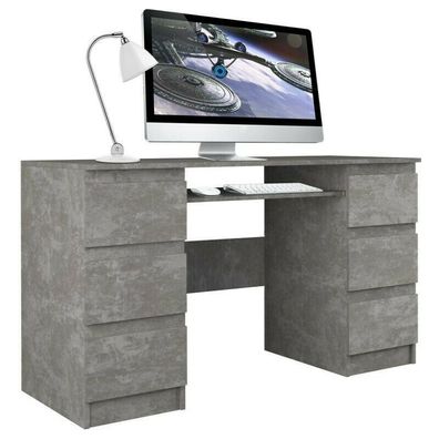 Schreibtisch Computertisch Laptoptisch Bürotisch Büromöbel Arbeitstisch beton