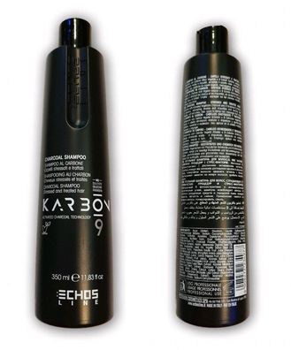 Haarpflege Echos Line Karbon 9 "mit Aktivkohle" Shampoo 350 ml. NEU, unbenutzt, unbes