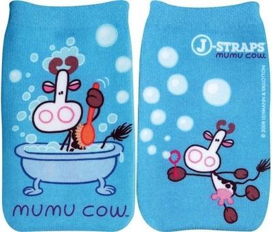 JStraps Mumu Cow Bubbles Handysocke Socke Tasche Köchertasche SchutzHülle Case