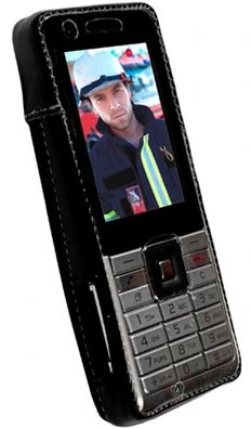 Krusell HandyTasche + Clip Leder für Sony Ericsson Naite Hülle Case Cover Bag