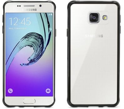 Back Case Reveal Klar/ Schwarz für Samsung Galaxy A3 (2016)