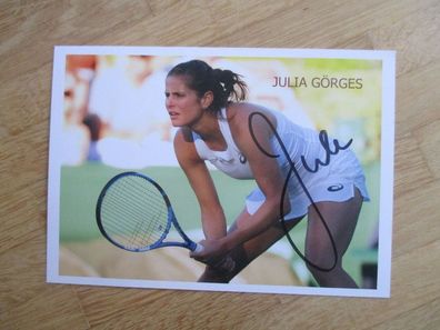 Tennisstar Julia Görges - handsigniertes Autogramm!!!