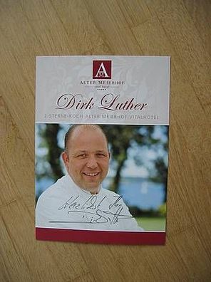 Starkoch Dirk Luther - handsigniertes Autogramm!!!