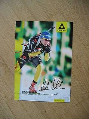 Biathlon Star Andreas Birnbacher - Autogramm!!!