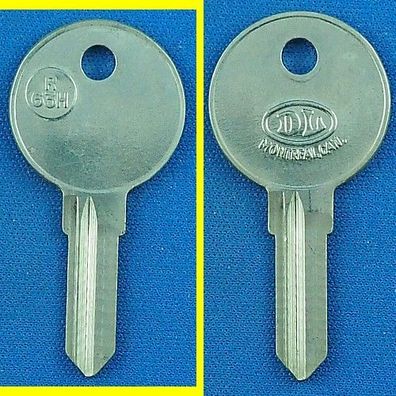 DL Schlüsselrohling R63H für Tankschloss Bouchon E 425 - 499 / P.J. 425 - 499 / Fist