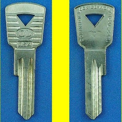 DL Schlüsselrohling WS4 für Tankschloss Waso R hinten 7001 - 7500
