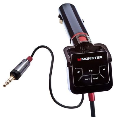 Monster iCar AUX Adapter Transmitter zu AutoRadio für Apple iPhone iPod iPad