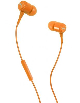 Puma Bread N Butter Orange Headset InEar + Mic Kopfhörer Ohrhörer Fernbedienung
