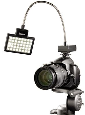 Hama LED Foto/ Video SlimPanel 40 Fotolicht Blitzschuh Kamera Licht Kopflicht