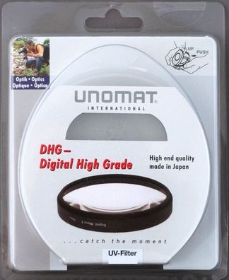 Unomat UVFilter 52mm UV Filter Speerfilter DHG vergüted für DSLR Objektiv Foto