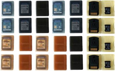 Hama 24x Game Case SpieleHülle Tasche Spiel Box Karte für Sony PS Vita PSV Slim