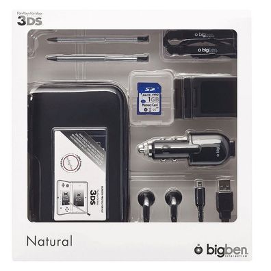 Bigben PACK Tasche 1GB SDKarte GameCase Hardcase für Nintendo 3DS N3DS Konsole