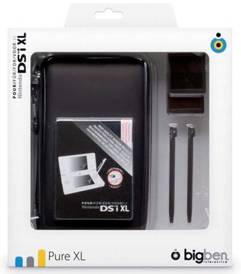 Bigben ZubehörSet Pure HardCase Tasche SpieleHülle für Nintendo 3DS XL DSi XL