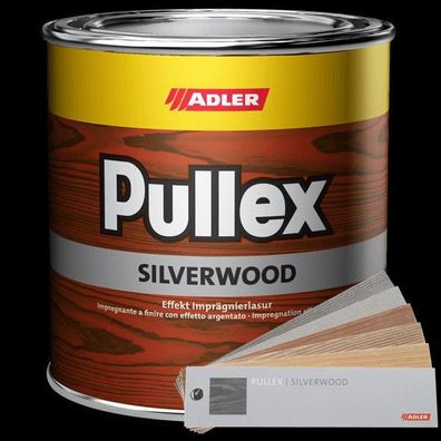 21,6 €/ L Adler PULLEX Silverwood Imprägnierlasur 5L - Holzschutz - Vergrauungslasur