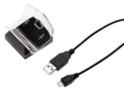 Hama USB Mini Ladegerät LadeStation Lader für Sony PS4 Controller GamePad Akku