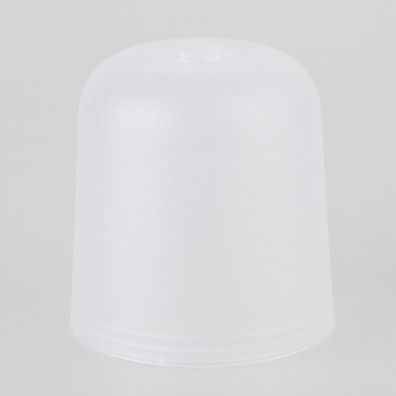 Lampen Baldachin 65x65mm Kunststoff transparent Zylinderform