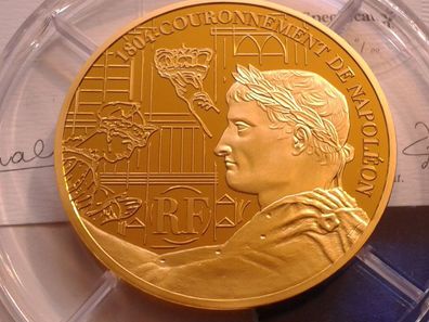100 euro 2004 PP Frankreich Napoleon Bonaparte 155,5g 5 Unzen Gold 5oz. Gold