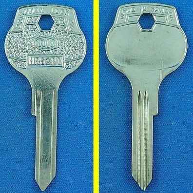 DL Schlüsselrohling HR62PD für Huf D 001 - 380 / Opel Hauptschlüssel