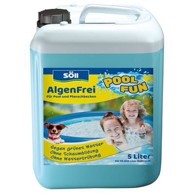 Söll - Algenfrei für Planschbecken 5 Liter für 50.000 Liter Wasser - 10751 - 80465