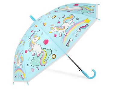Alsino Einhorn Mädchen Kinder Regenschirm