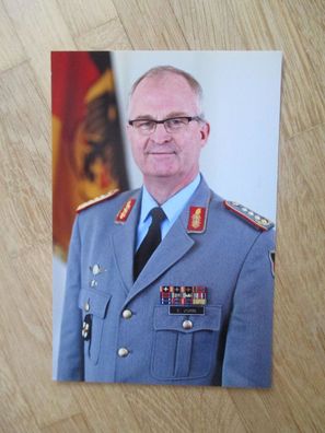 Generalinspekteur der Bundeswehr General Eberhard Zorn - Autogrammfoto!!!