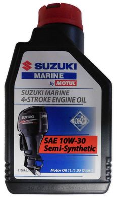 Suzuki Marine Motoröl 1 Liter SAE 10W30 4Takt Halb-Synthetic Aussenborder Boot