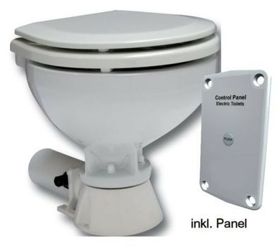 Bord WC Toilette elektrischer Pumpe 12V, Compact Becken Camping Boot