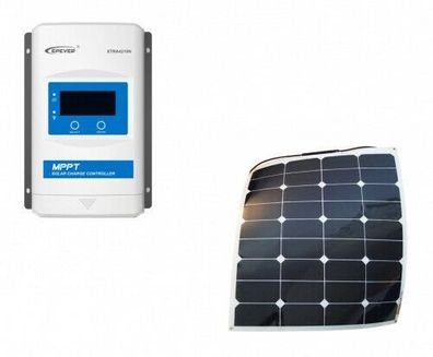 Sunbeamsystem 50W Solarpanel flexibel begehbar mit Laderegler Photovoltaik
