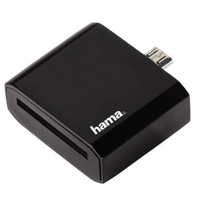 Hama MicroUSB OTG Adapter SD Kartenleser Card Reader DatenKabel Handy Tablet