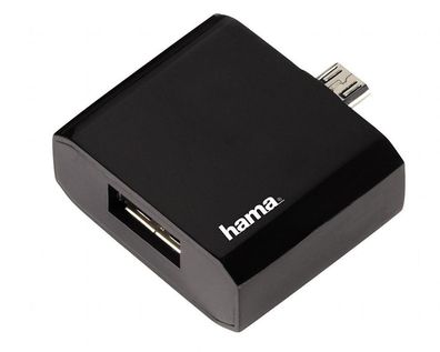 Hama MicroUSB OTG Adapter USBHost USBStick DatenTransfer für Handy Tablet PC