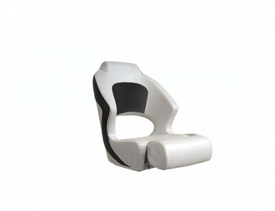 Bootssitz Sport Pro "Flip Up" Steuerstuhl Carbon Look Schalenform Seitenhalt